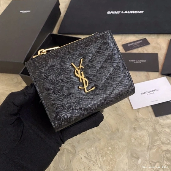 Tony Luxuries ZIPPED CARD YSL CASE MONOGRAM 0820